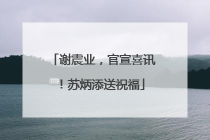 谢震业，官宣喜讯！苏炳添送祝福