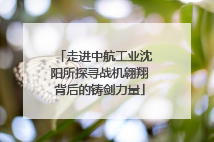 走进中航工业沈阳所探寻战机翱翔背后的铸剑力量