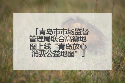 青岛市市场监督管理局联合高德地图上线“青岛放心消费公益地图”