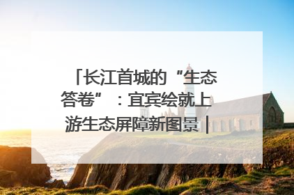 长江首城的“生态答卷”：宜宾绘就上游生态屏障新图景｜中华环保世纪行