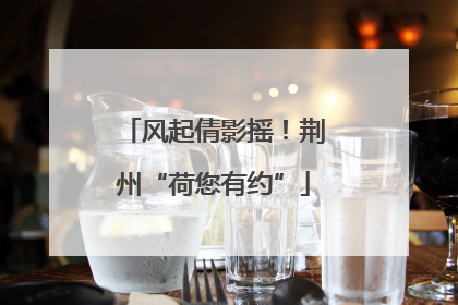 风起倩影摇！荆州“荷您有约”