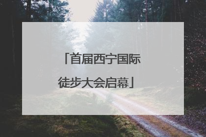 首届西宁国际徒步大会启幕