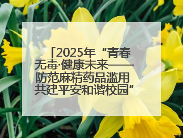 2025年“青春无毒·健康未来——防范麻精药品滥用 共建平安和谐校园”禁毒宣传专题活动在咸宁举行