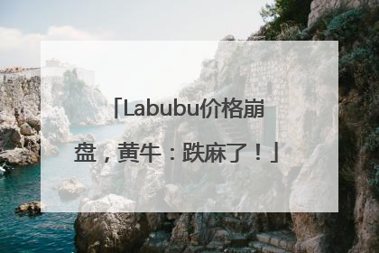 Labubu价格崩盘，黄牛：跌麻了！
