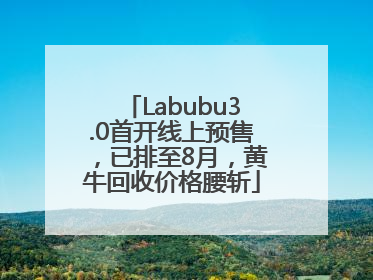 Labubu3.0首开线上预售，已排至8月，黄牛回收价格腰斩